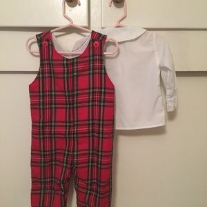 Boys longall and Peter Pan shirt